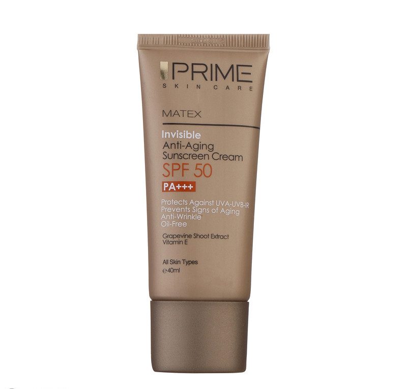 91d2b5c2ea429ec9e65b938d8ebca5ba9aafa030_1726416151 کرم ضد آفتاب جوان کننده SPF50 فاقد چربی ورنگ ۴۰ میلی لیترپریم - تصویر 1