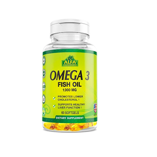 unnamed سافت ژل امگا 3 1000 آلفا ویتامینز 60عددی - Image 1