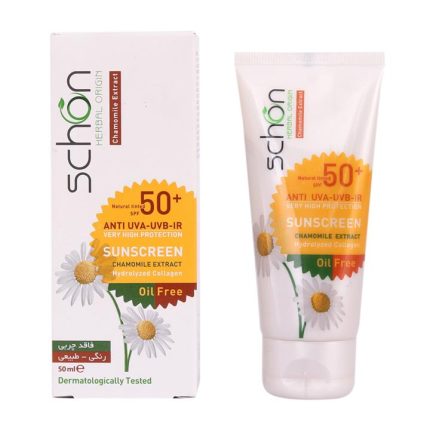 ضد آفتاب رنگی-طبیعی SPF50 فاقد چربی