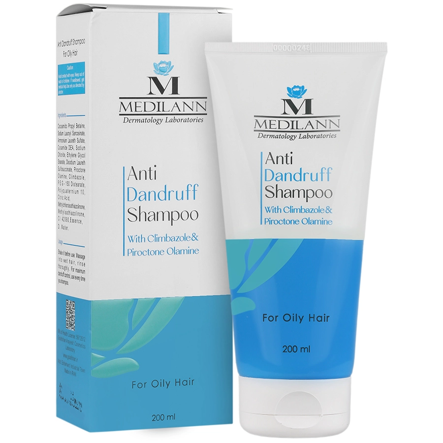 177534251202511811 شامپو ضد شوره موی چرب 200 میلی لیتر مدیلن - Image 1