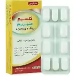 کلسیم و منیزیم و زینک و ویتامین د 30 عددی
