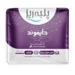 نوار بهداشتی بالدار مشبک دایموند خیلی خیلی بزرگ پنبه ریز 10 عددی