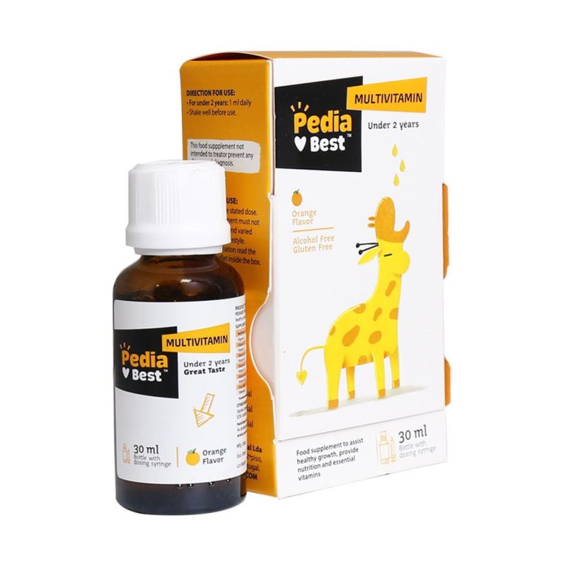 قطره مولتی ویتامین پدیابست طعم پرتقال 30میل