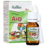 قطره آ + د A + D پرتقالی هلثیکا 15ml