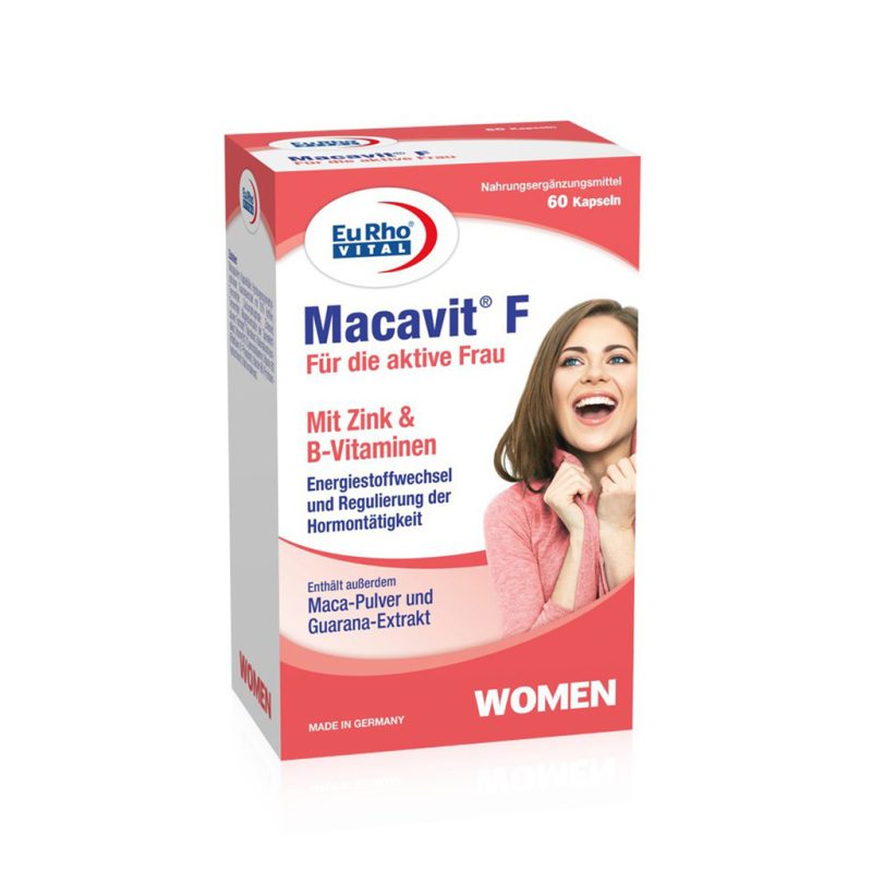 کپسول ماکاویت اف Macavit F یوروویتال 60 عددی