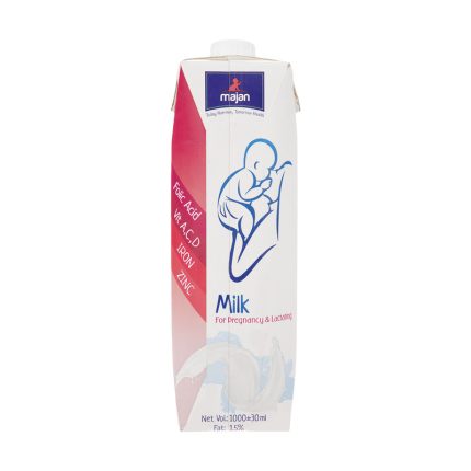 شیر ماجان برای مادران در دوران بارداری و شیردهی حجم 1 لیتری