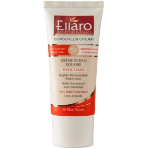 کرم ضد آفتاب الارو مدل Teinte Claire SPF50 حجم 50 میلی لیتر بژ روشن