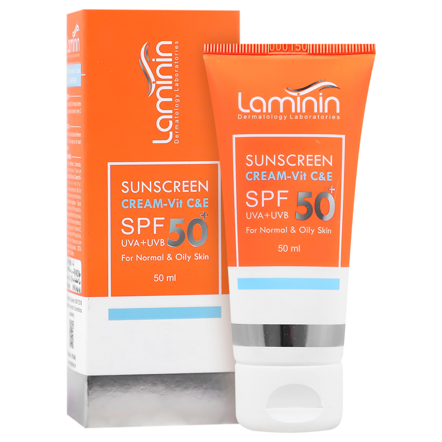 8593123221202511211 لامينين ضدآفتاب فاقد چربي spf50 مناسب پوست نرمال و چرب داداي ويتامين C+E - تصویر 1