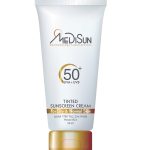 کرم ضد آفتاب رنگی SPF50 مديسان