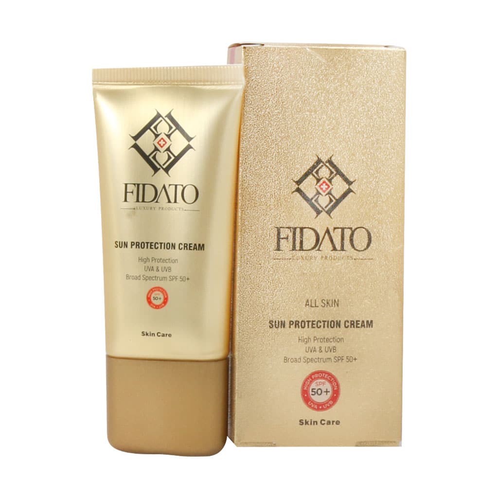 کرم ضد آفتاب ساده spf50 فیداتو انواع پوست 50 میل کرم ضد آفتاب ساده spf50 فیداتو انواع پوست 50 میل