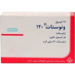 کپسول ونوستات ارلیستات 120 Venustat ابوریحان 21 عددی