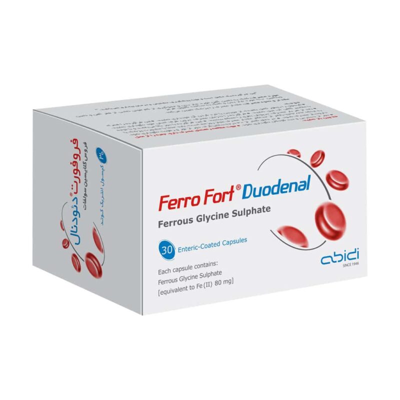 کپسول فروفورت دئودنال عبیدی بسته 30 عددی