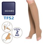 جوراب واریس زیر زانو مدل  کلاسیکال (تاپ فاین سلکت) سیگواریس کلاس فشار 2 - SIGVARIS ESSENTIAL CLASSICAL TFS2 AD - new - کد1918