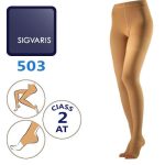 جوراب واریس شلواری مدل 503 (ترادیشنال) سیگواریس کلاس فشار 2 کد3284