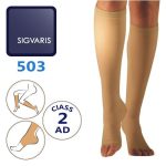 جوراب واریس ضخیم 503 زیر زانو سیگواریس Sigvaris 503 AD - کد 289