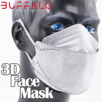 ماسک سه بعدی 5 لایه بوفالو طوسی