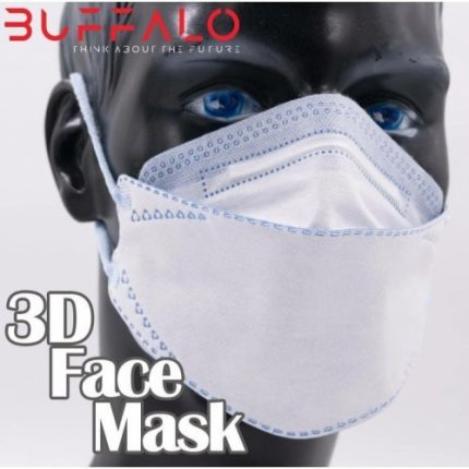 ماسک سه لایه سه بعدی بوفالو 2لایه اسپان باند 1لایه ملت بلون