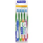 پک چهار عددی مسواک Focus Pro Clean با برس متوسط تریزا