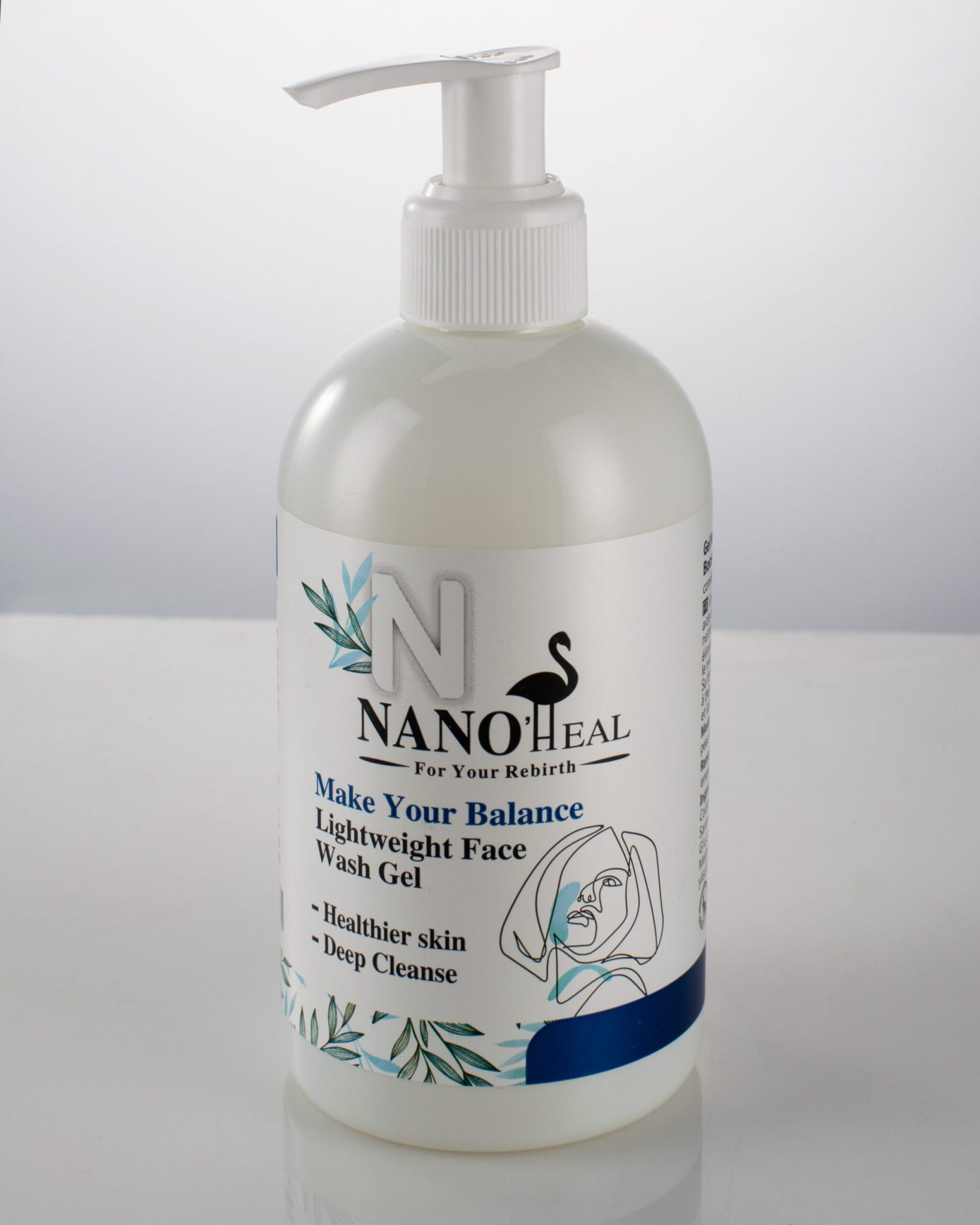 ژل شستشوی صورت درخت چای 300میل NanoHeal | شهاب دارو