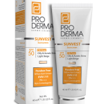کرم ضد آفتاب پرودرما فاقد چربیSPF50 بی رنگ