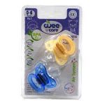 پستانک ارتودنسی دو عددی وی کر Wee care مدل p131 مناسب 0 تا 6 ماه