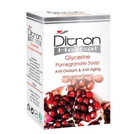 صابون گلیسیرین انار GLYCERINE+POMEGRANATE دیترون 110g