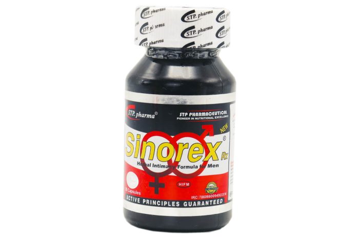 کپسول سینورکس آرایکس Sinorex RX اس تی پی فارما 30 عددی