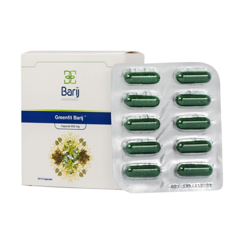 کپسول گرین فیت باریج اسانس 30 عددی