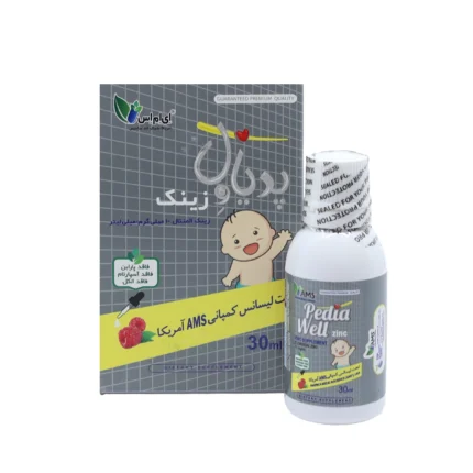قطره خوراکی پدیاول زینک ای ام اس 30 میلی