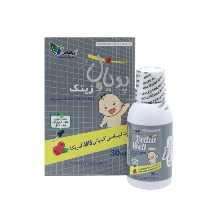 قطره خوراکی پدیاول زینک ای ام اس 30 میلی