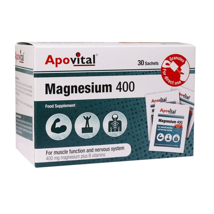 ساشه منیزیم 400 آپوویتال 30 عدد - Image 1