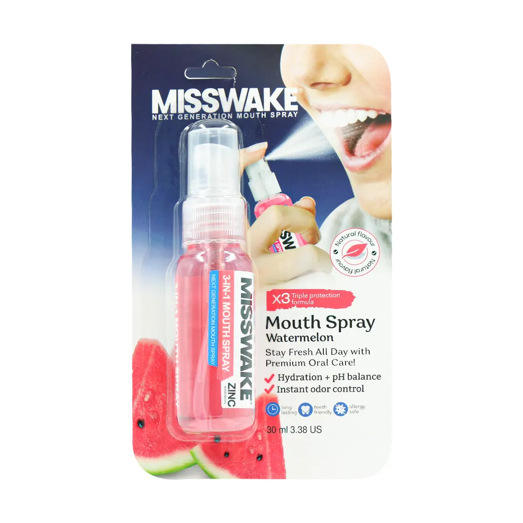 Misswake-Daily-Freshness-Mouth-Spray اسپری خوشبو کننده دهان میسویک 30 میلی لیتر - Image 1