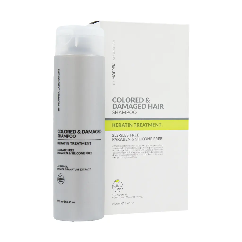 Moppek-Keratin-Hair-Shampoo-250 شامپو کراتینه موپک 250 میلی لیتر - Image 1