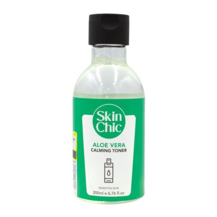 تونر صورت حاوی الوئه ورا پوست حساس اسکین شیک