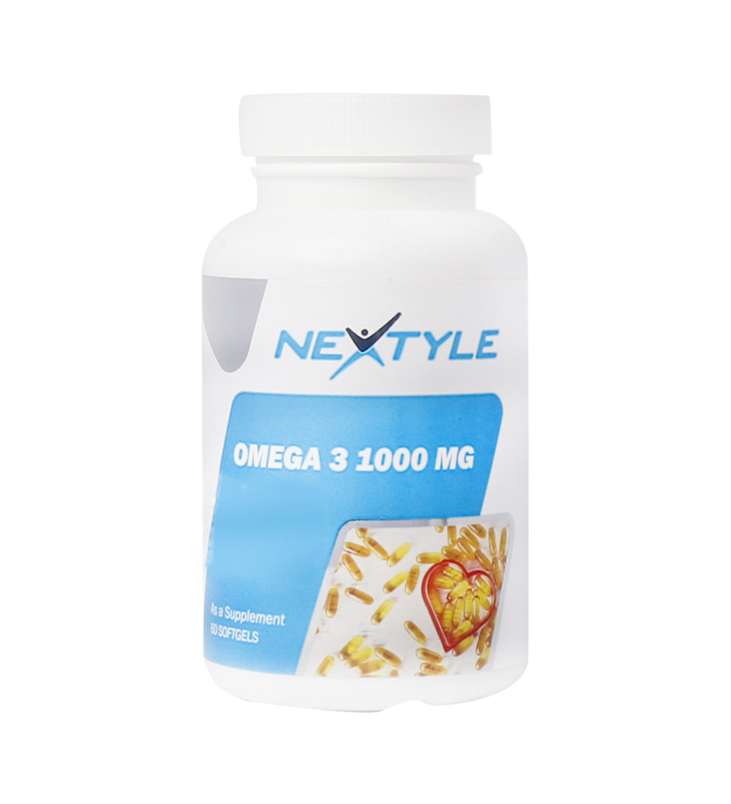 nextyle-omega-3-1000-mg-60-softgels-khanoumi-202421712544174 امگا 3 نکستایل 1000 میلی گرمی - Image 1