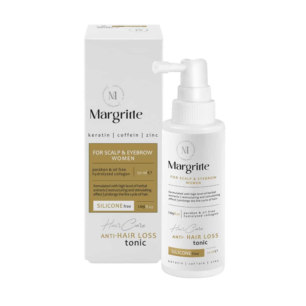 Margrite-Anti-Hair-Loss-Tonic-Fot-Women-50 تونیک تقویت کننده موی سر و ابرو بانوان مارگریت 50 میلی لیتر - Image 1