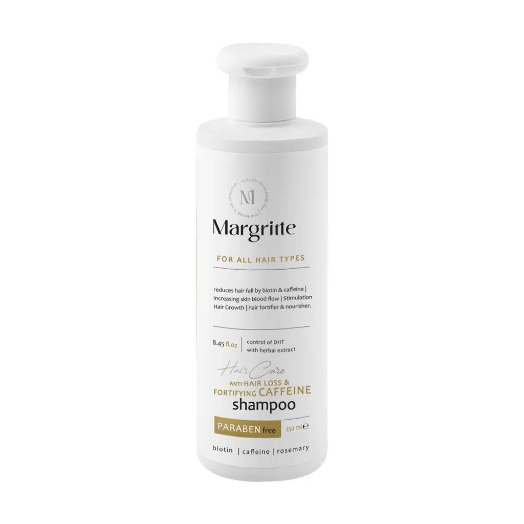 Margritte-Caffeine-Anti-Hair-Loss-Shampooml.jpg شامپو کافئین مارگریت 250 میلی لیتر - Image 1