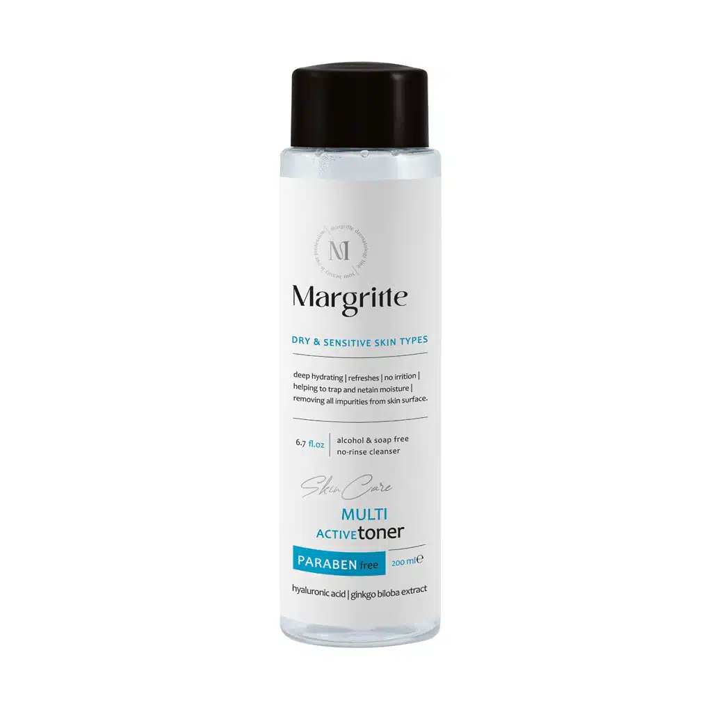 Margritte-Dry-And-Sensitive-Skin-Multi-Active-Toner-200-ml.jpg تونر مولتی اکتیو پوست خشک و حساس مارگریت 200 میل - Image 1