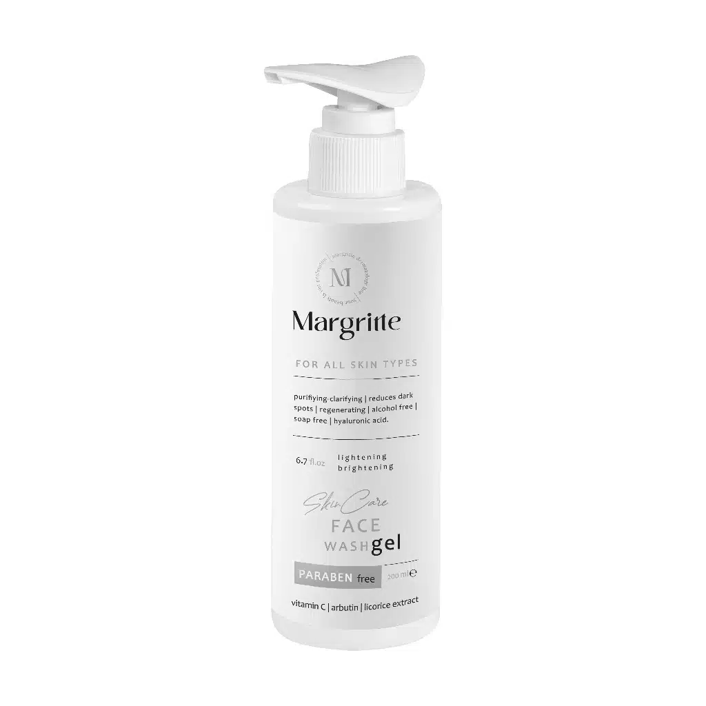 Margritte-Lightening-Face-Wash-Gel-200.jpg ژل شستشوی روشن کننده صورت مارگریت 200 میل - Image 1