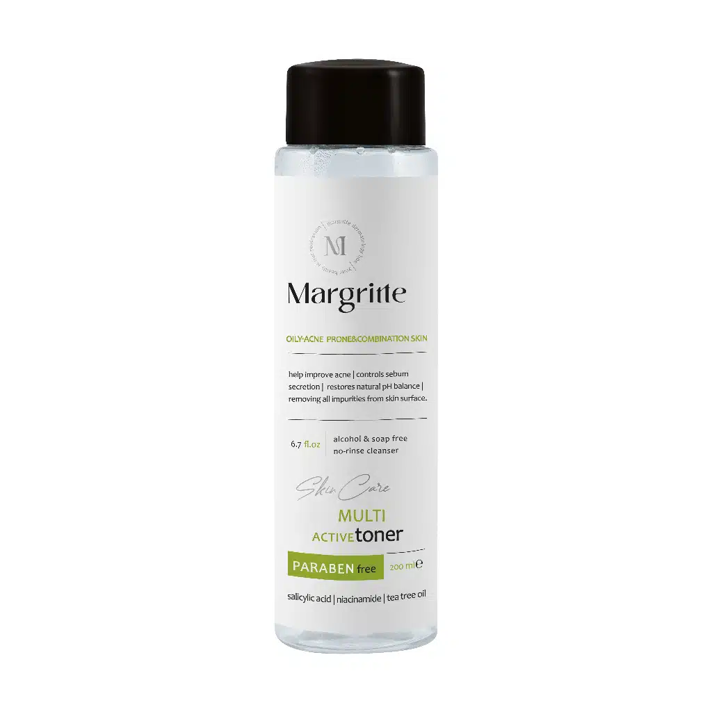 Margritte-Multi-Active-Toner-For-Oily-Skin-200-ml.jpg تونر مولتی اکتیو پوست چرب مارگریت 200 میل - Image 1