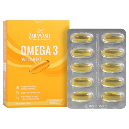 سافت ژل امگا 3 زراوش 30 عدد
