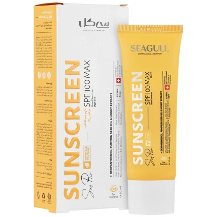 کرم ضدآفتاب spf100 انواع پوست سی گل 50ميل