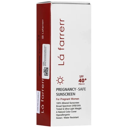 لافارر کرم ضدآفتاب بارداري +SPF40 بي رنگ مينرال 40 ميل