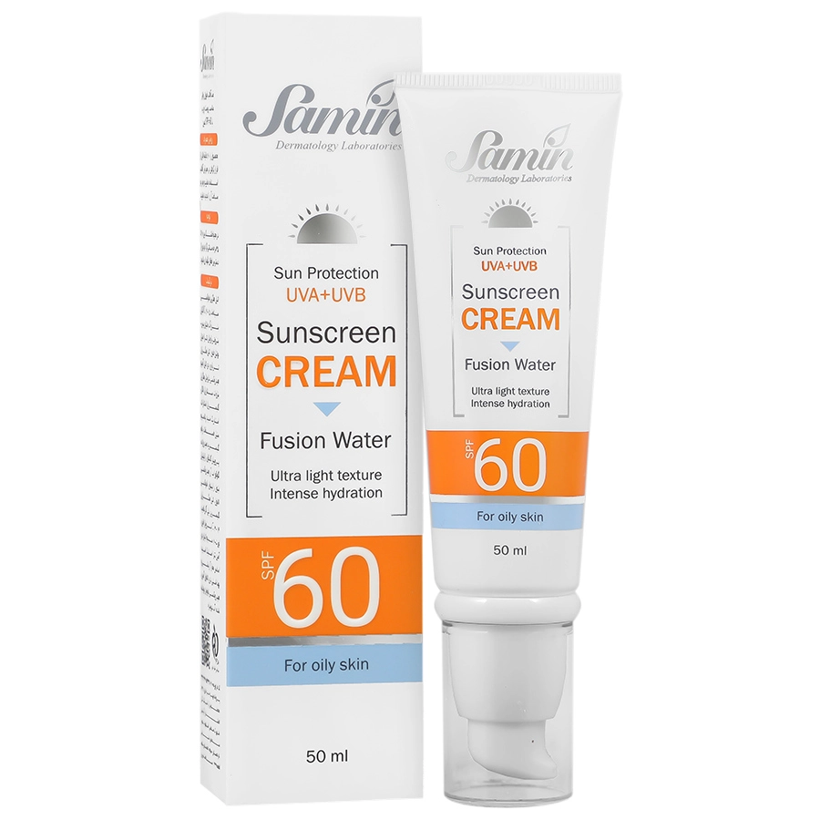 ضدآفتاب فيوژن واتر پوست چرب SPF 60 ثمین 50 میل ضدآفتاب فيوژن واتر پوست چرب SPF 60 ثمین 50 میل