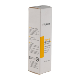 بالم لب ویتالیر مدل Vitamin C با SPF 25 حجم 15 میلی لیتر
