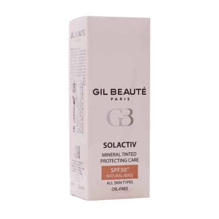 کرم ضد آفتاب رنگی مینرال SPF50 مناسب برای انواع پوست ژیل بوته 40 میل