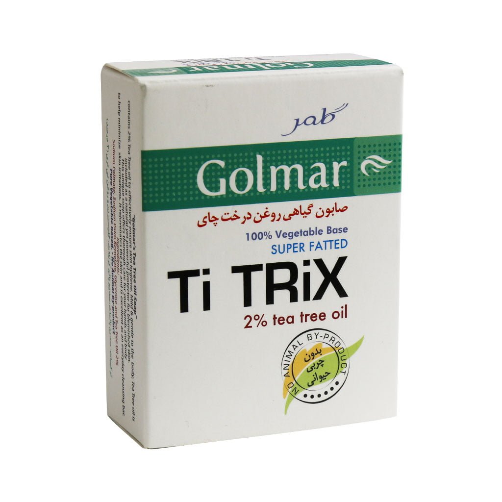صابون گیاهی روغن درخت چای گلمر 100 گرم صابون گیاهی روغن درخت چای گلمر 100 گرم
