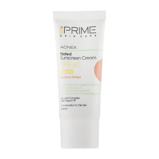 ضد آفتاب رنگی پرایم مدل Oil Free با SPF60 مناسب پوست چرب حجم 40 میل