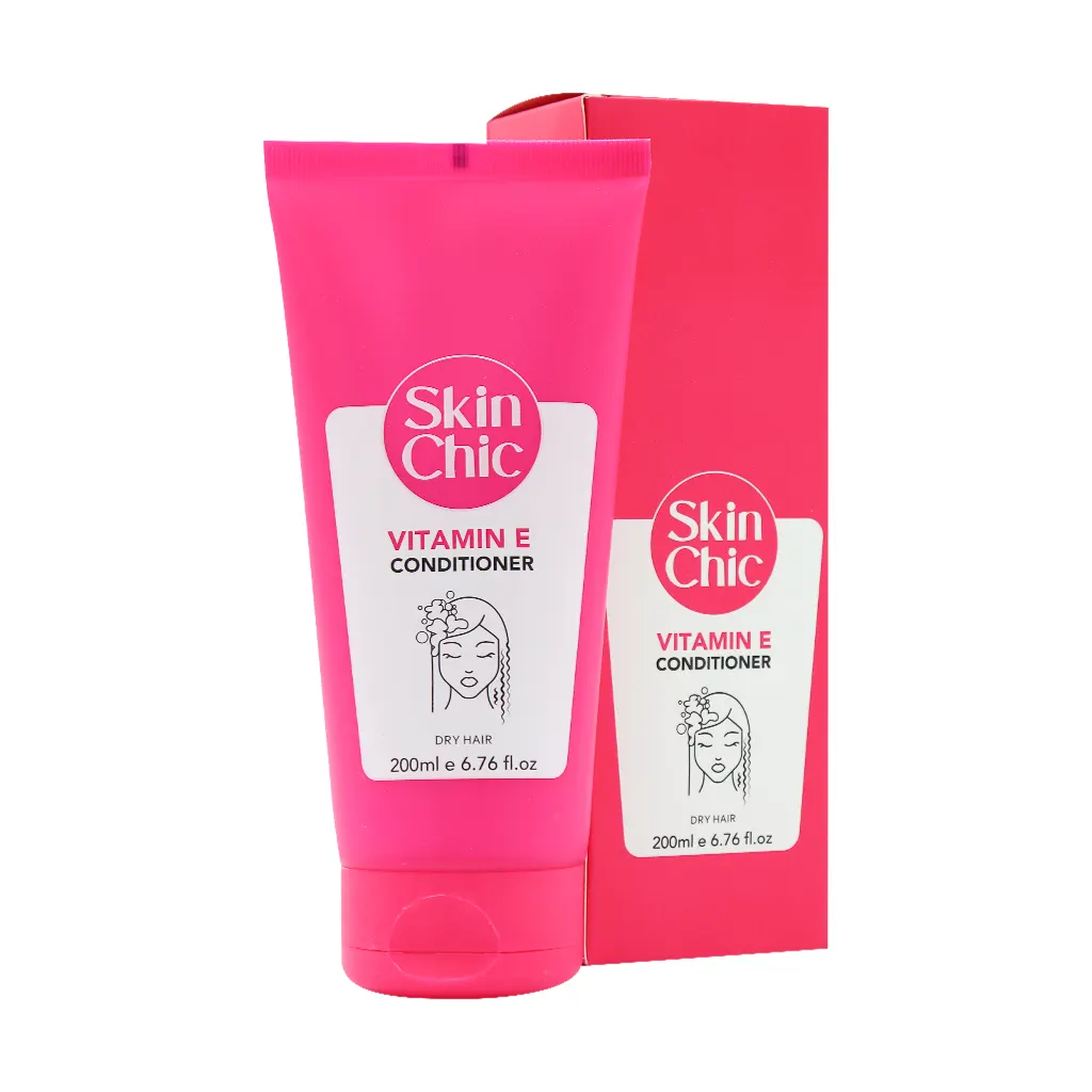 Skin-Chic-Vitamin-E-Conditioner اسکين شيک نرم کننده موهاي خشک ويتامين اي 200 ميل