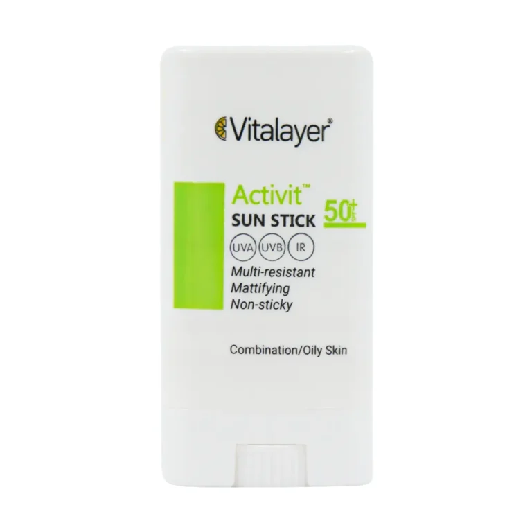ضد آفتاب استیکی اکتیویت SPF50 ویتالیر 15 گرم ضد آفتاب استیکی اکتیویت SPF50 ویتالیر 15 گرم